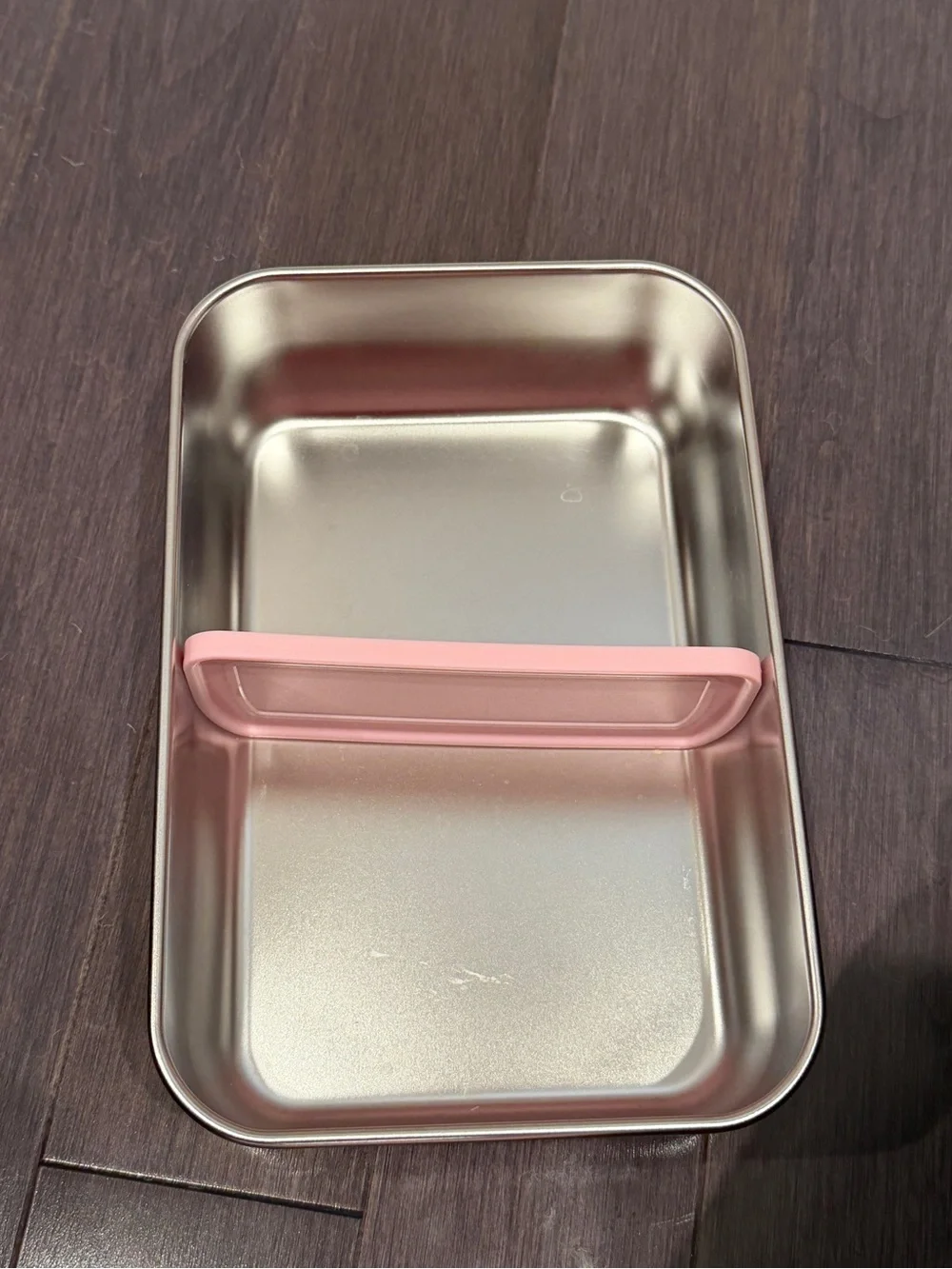 NWOT S'well Pink Divided Meal Prep Container with Clear Lid Metal & Silicone